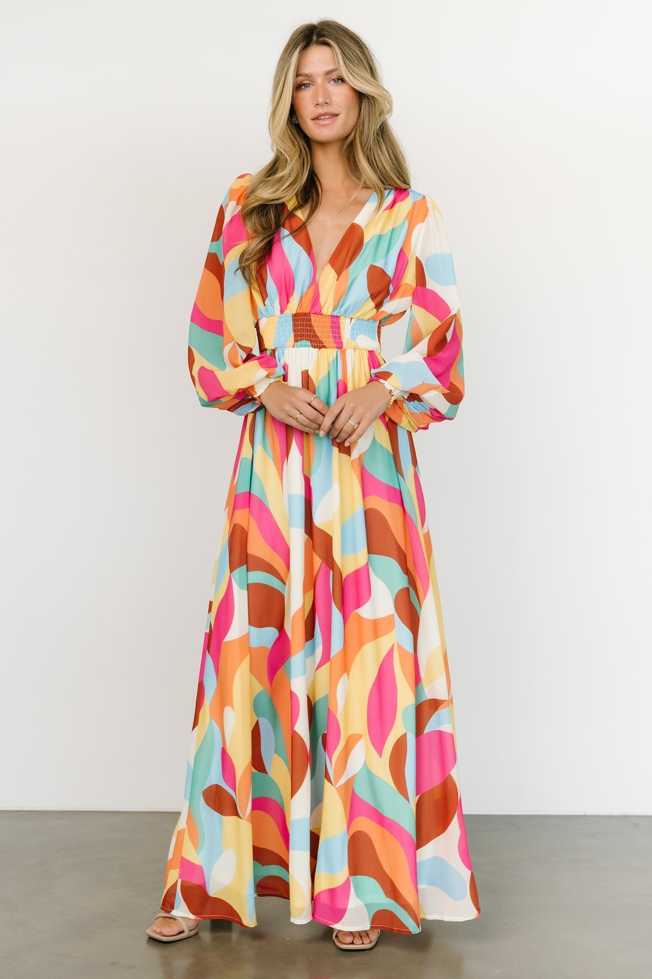 Lawson Maxi Dress | Multi Print Sale Visa Payment