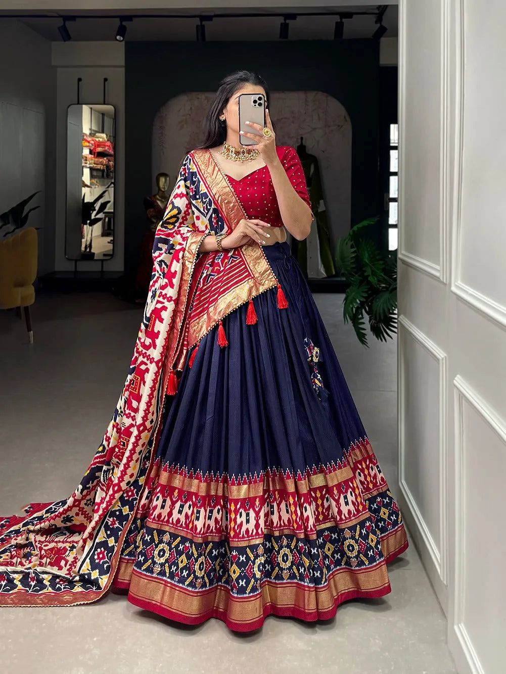 Elegant Silk Festive Lehenga Choli Set Pay With Paypal Cheap Pice