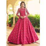 Rani Pink Designer Jacket Gown Sale Online Shop