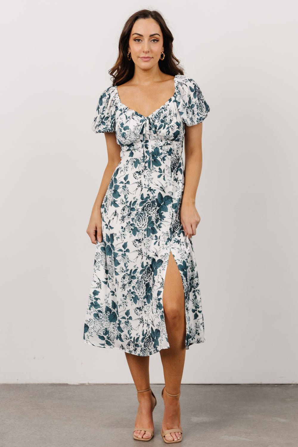 Cadence Midi Dress | Jade Floral Outlet Cheap Online