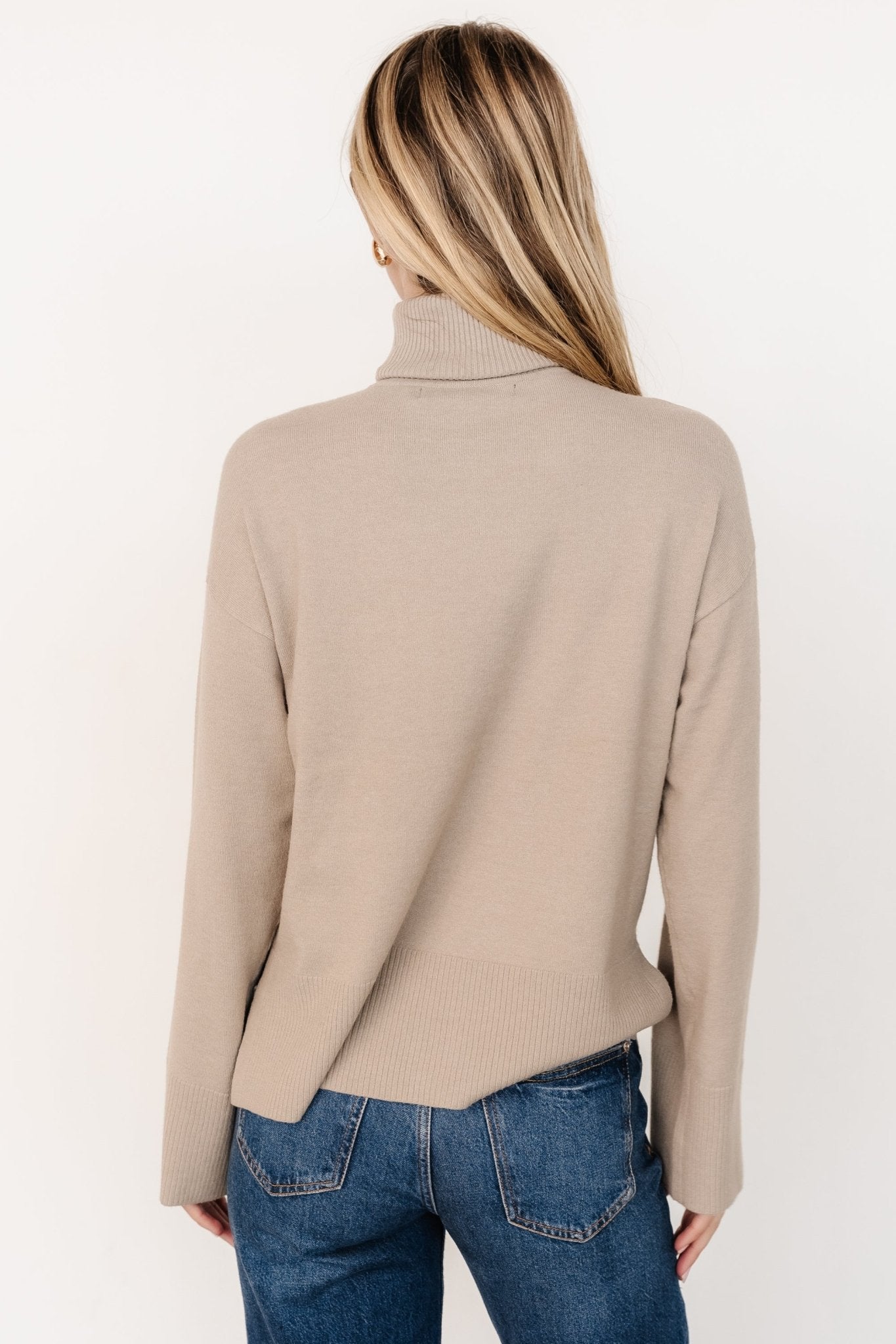 Irene Turtleneck Sweater Top | Stone Cheap Pices Authentic