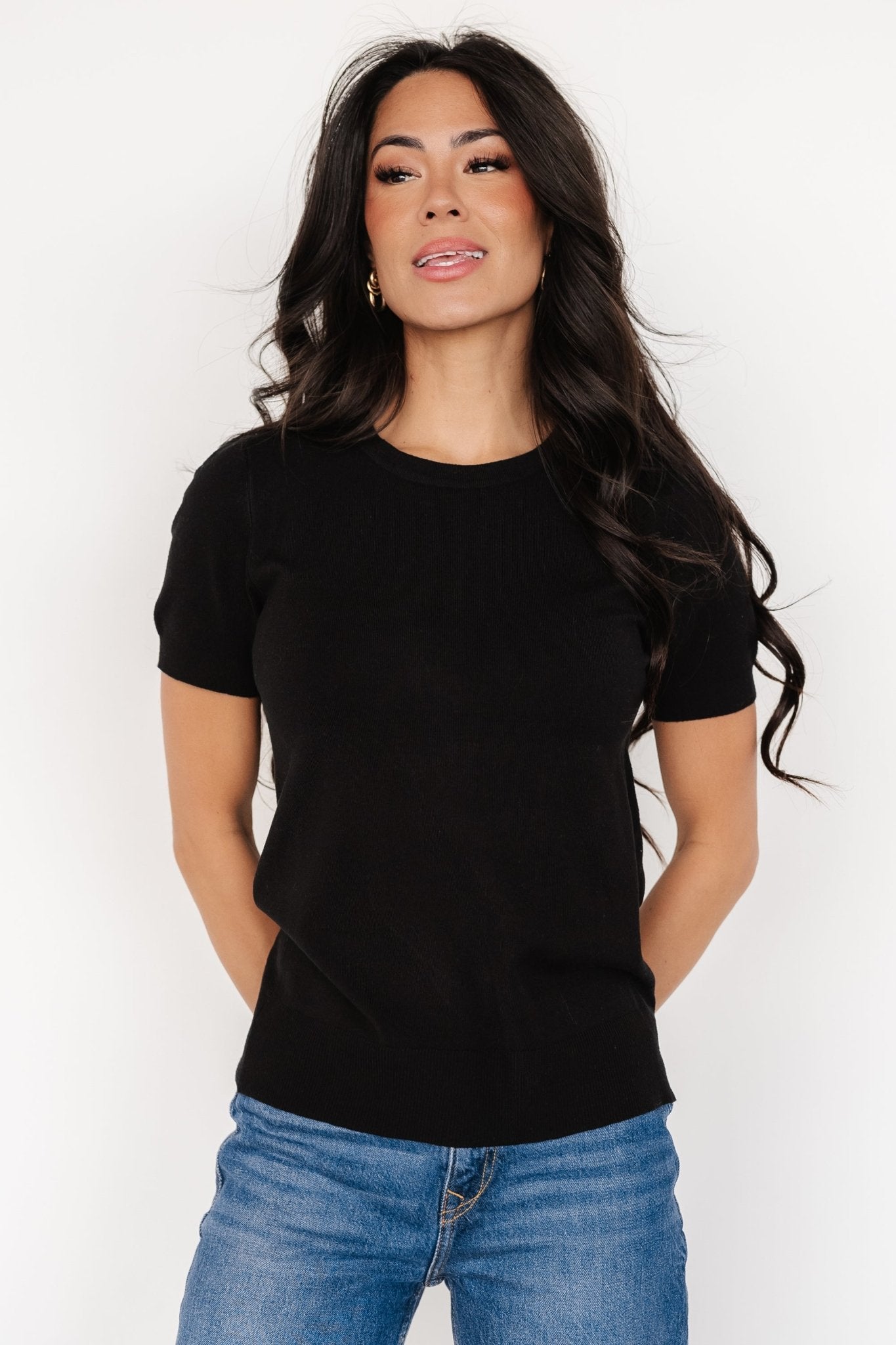 Hannah Knit Top | Black Official Cheap Online