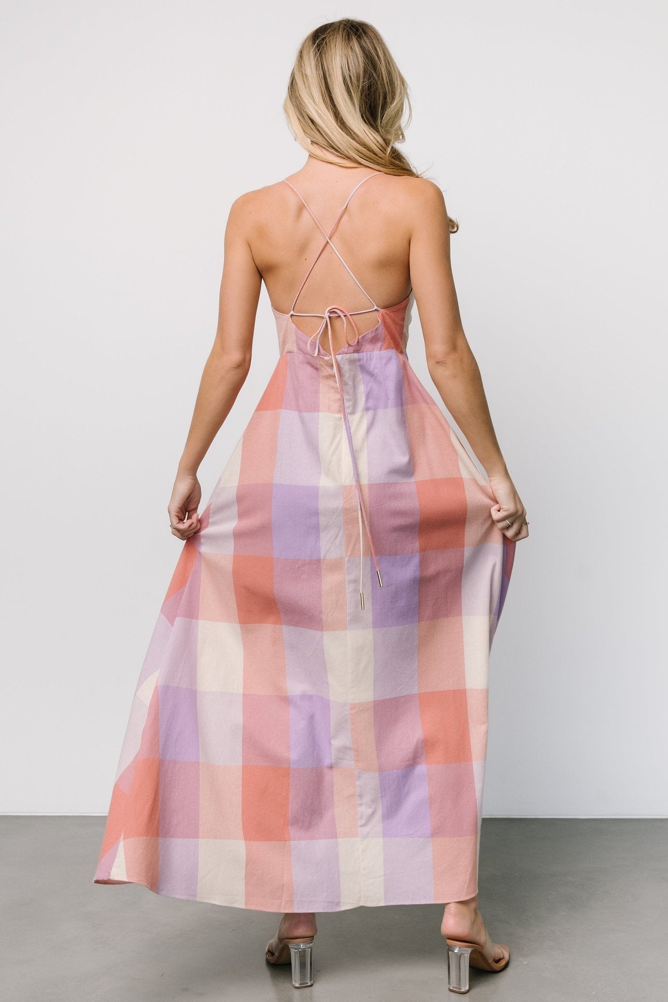 Ally Maxi Dress | Lavender + Coral Multi Discount Best Place