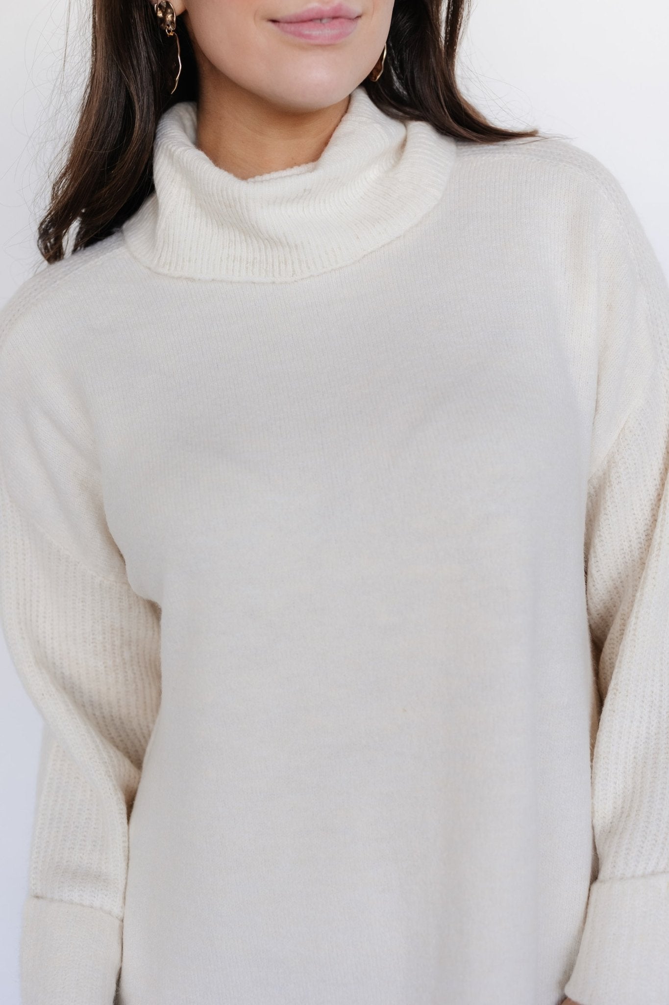 Amy Sweater Dress | Warm Ivory Cheap Pice For Sale