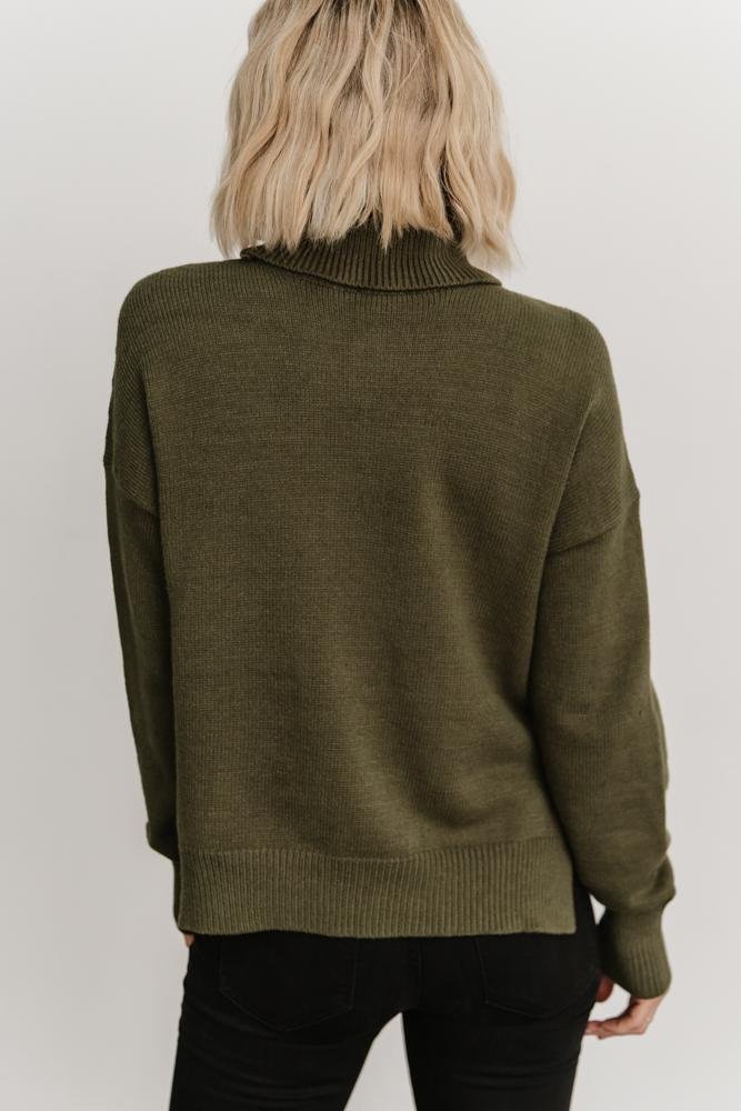 Collins Knit Sweater | Olive Clearance Exclusive