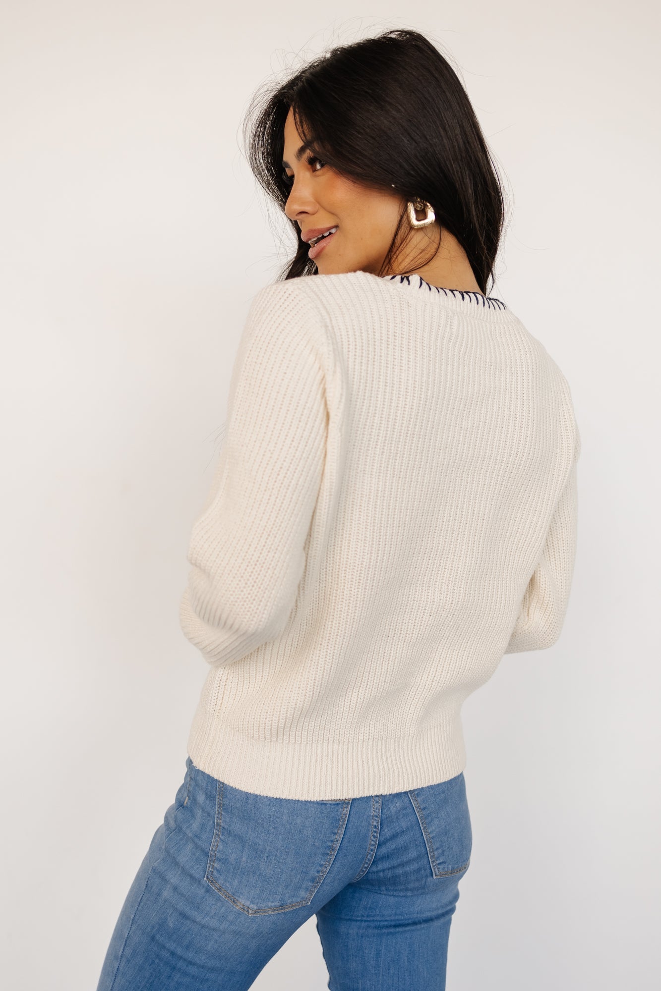 Alyssa Knit Sweater | Cream Recommend Cheap Pice