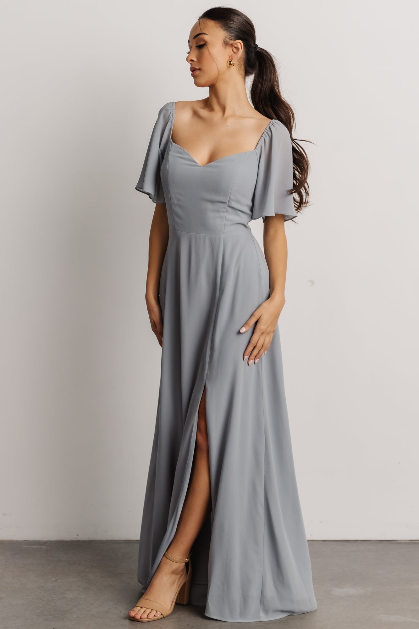 Sierra Sweetheart Maxi Dress | Light Blue Clearance Cost