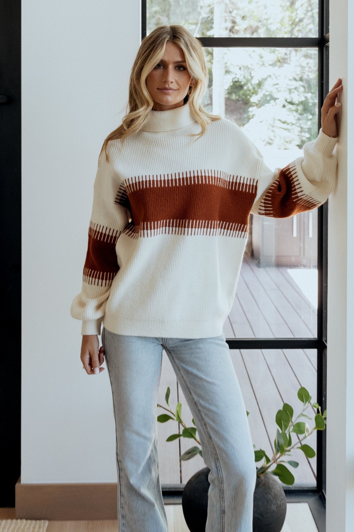 Antonov Turtle Neck Sweater | Cream + Spice Cheap Excellent