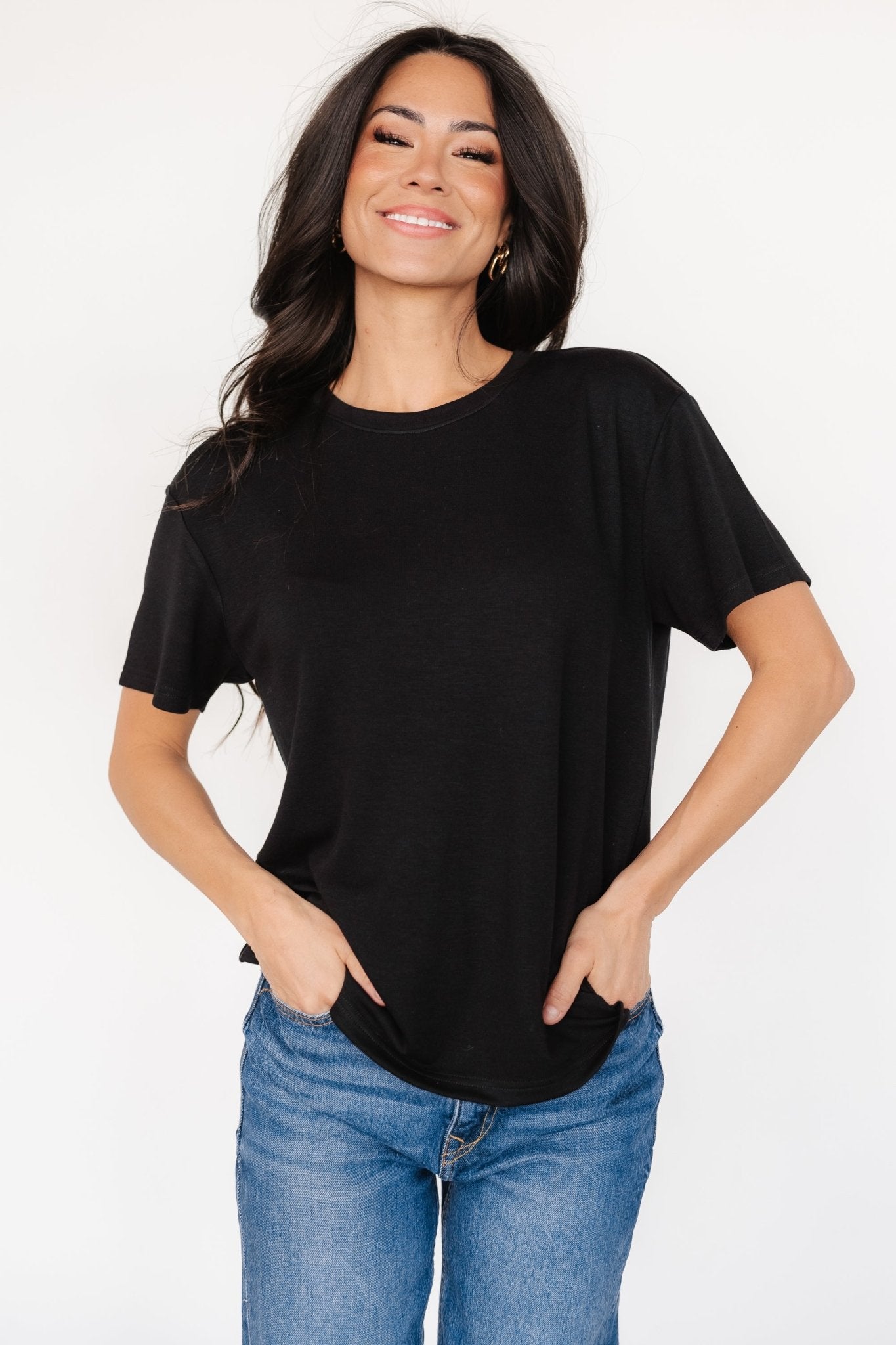 Elliot Relaxed Tee | Black Wholesale Pice Cheap Online