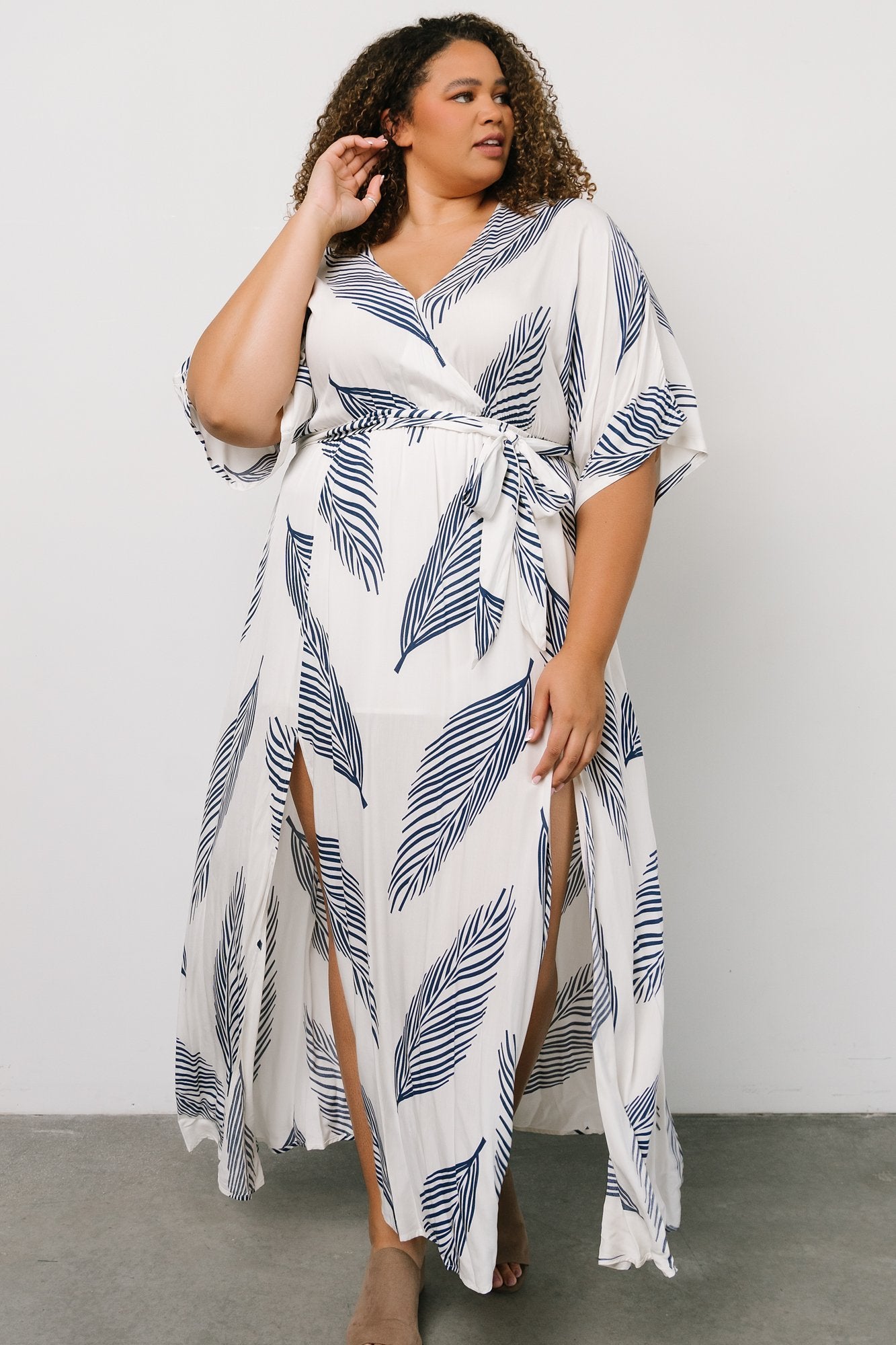 Corinth Maxi Dress | Navy Print Sale Outlet