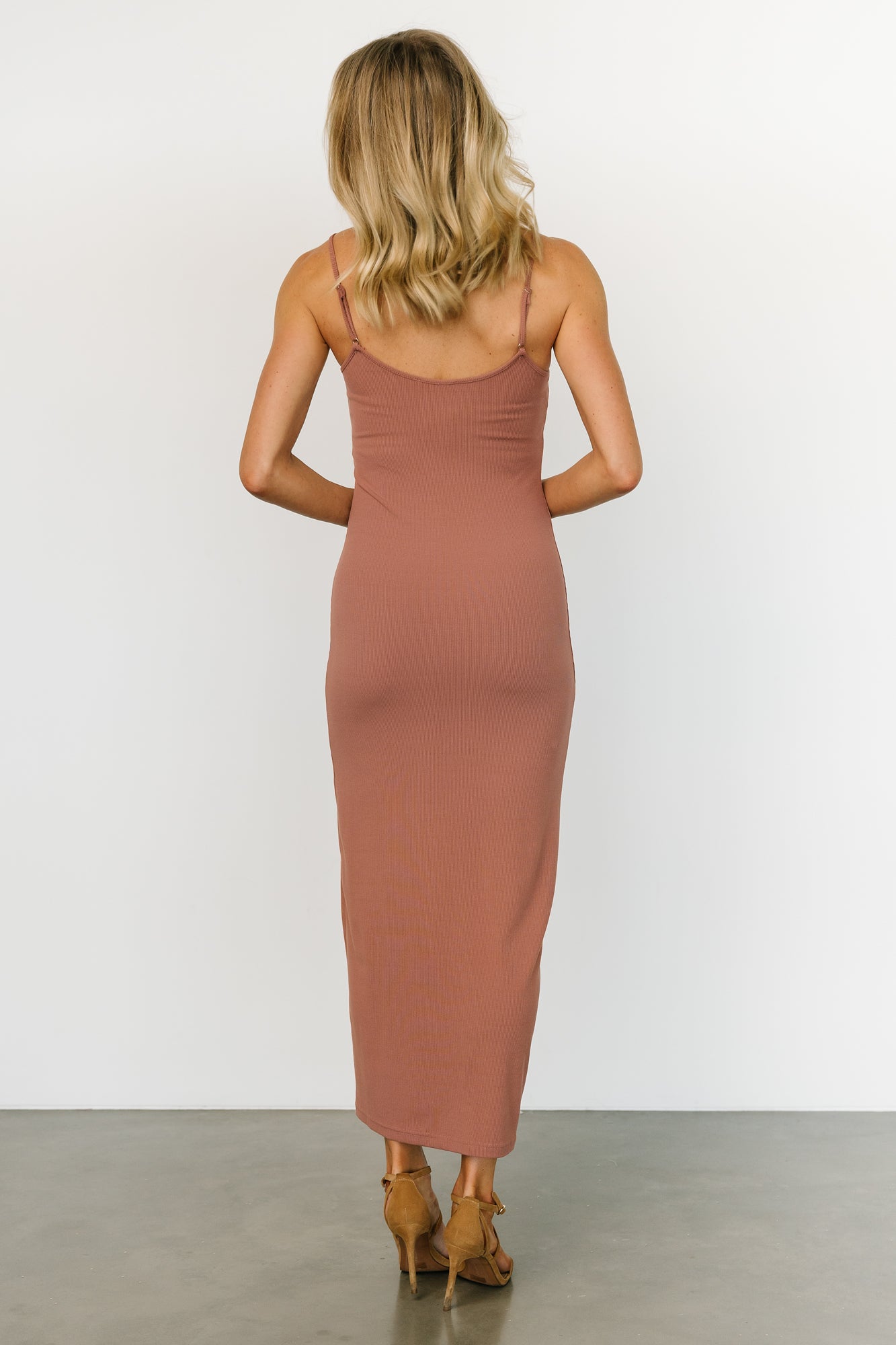 Ramsey Bodycon Tank Dress | Dusty Mauve Sale Top Quality