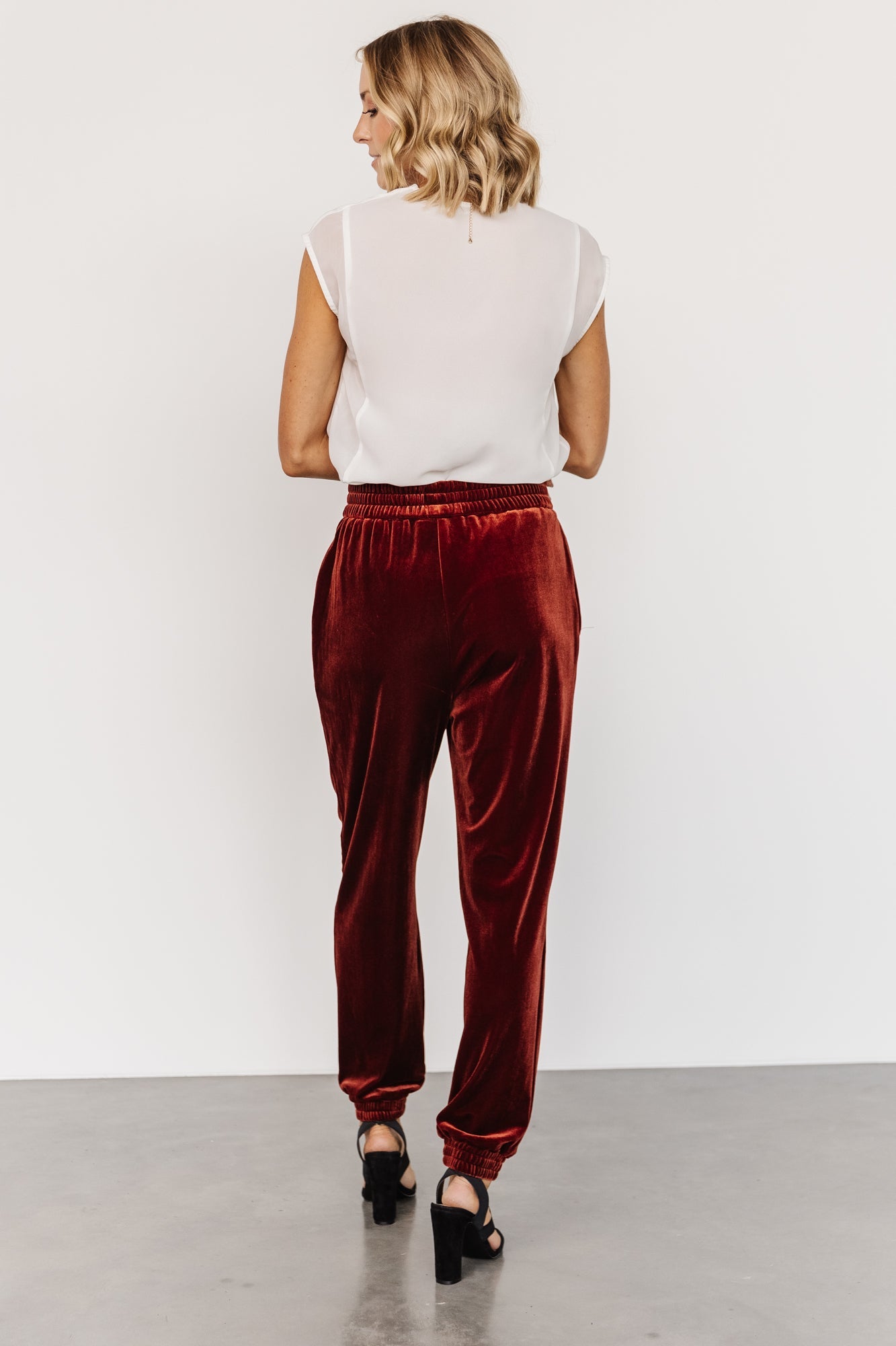 Archie Velvet Jogger Pants | Cinnamon Clearance Pick A Best