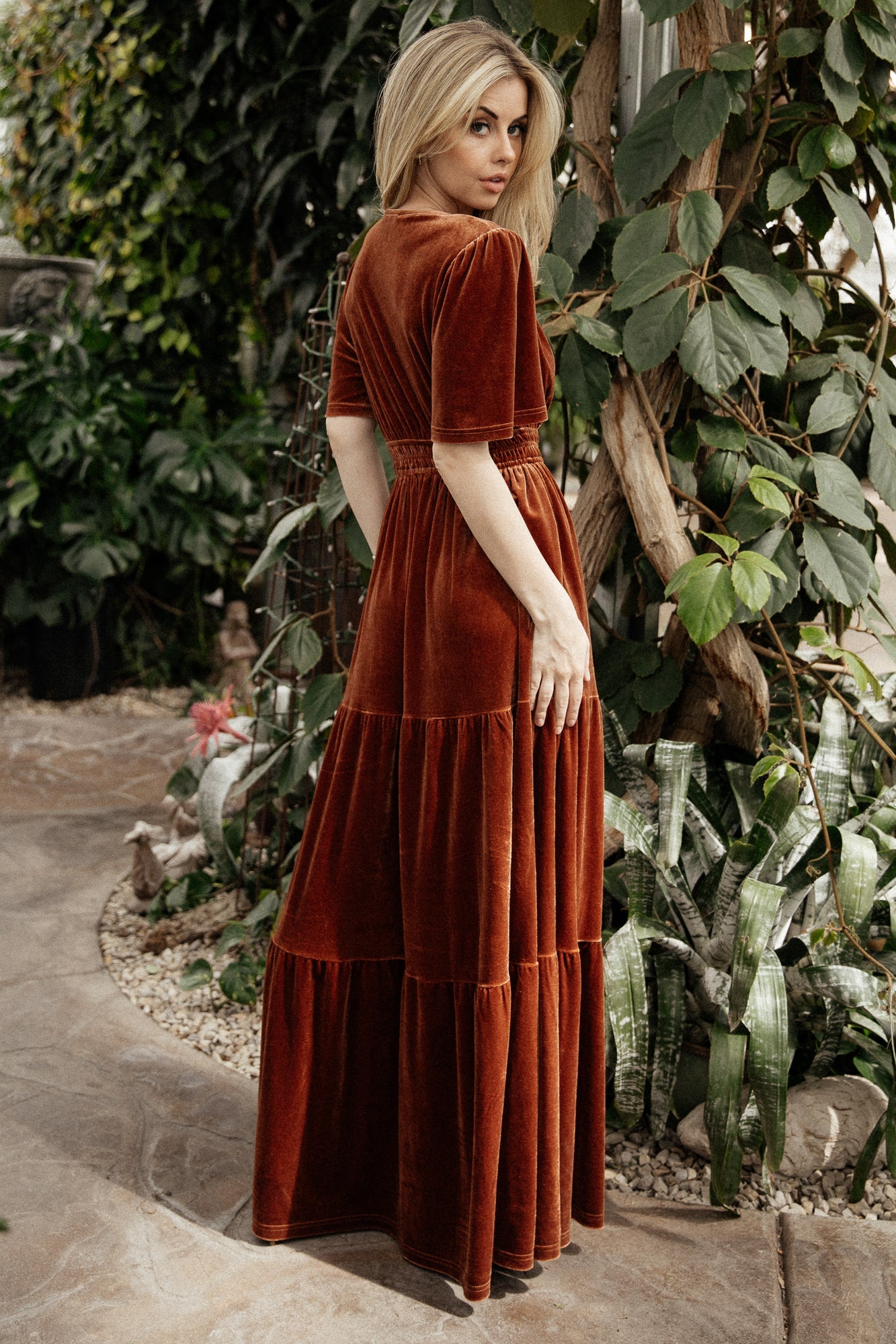 Artemis Velvet Maxi Dress | Dark Spice Sale Huge Surprise