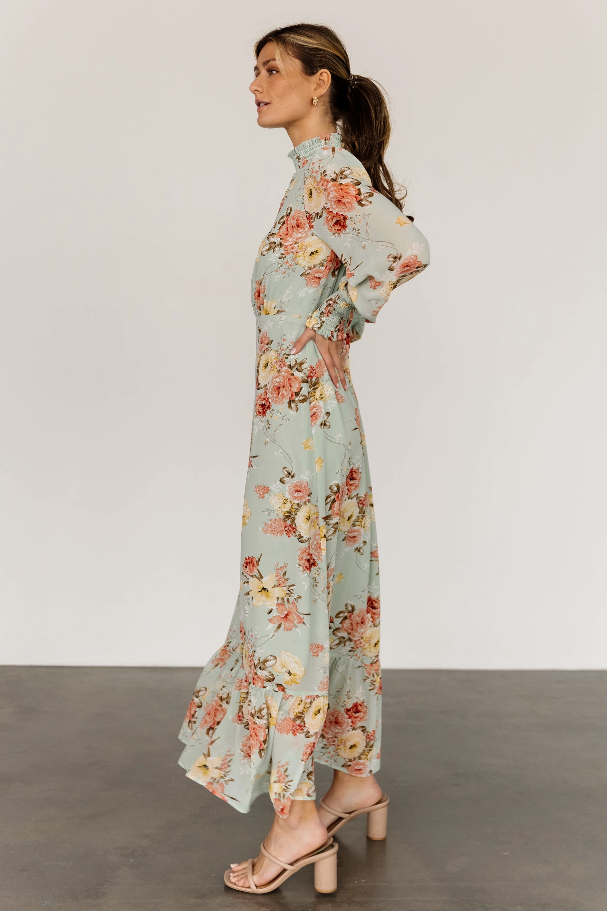 Luciana Maxi Dress | Sage Multi Good Selling Cheap Online