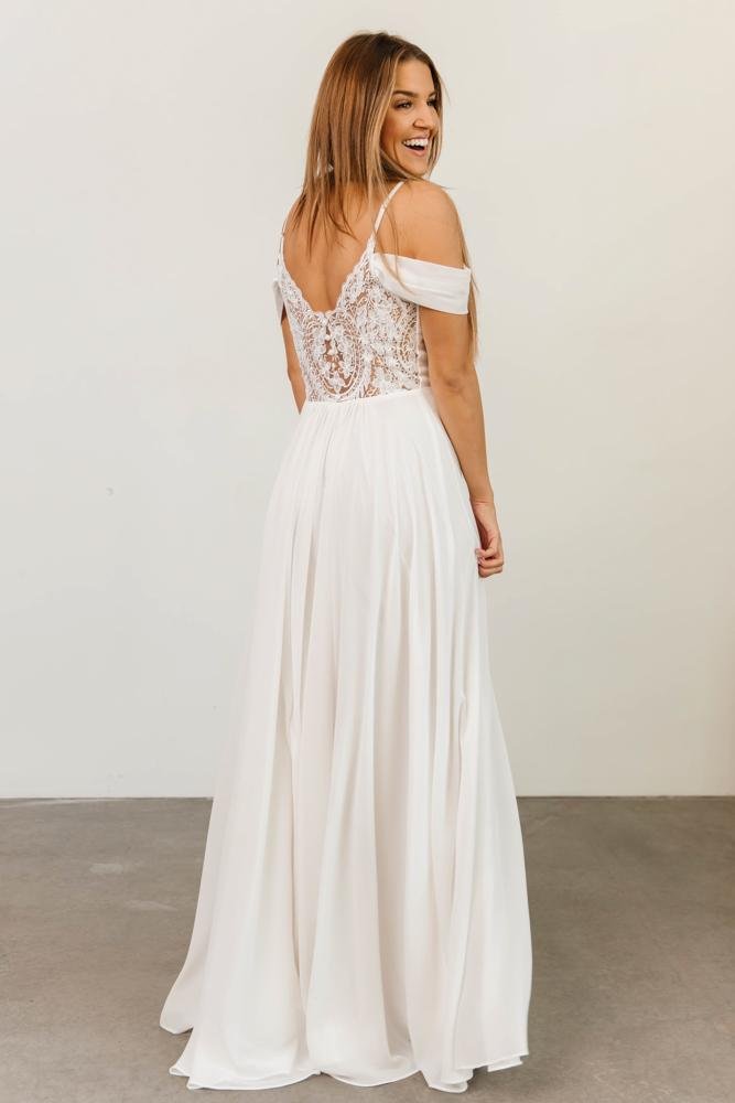 Bianca Lace Maxi Dress | Off White High Quality For Sale