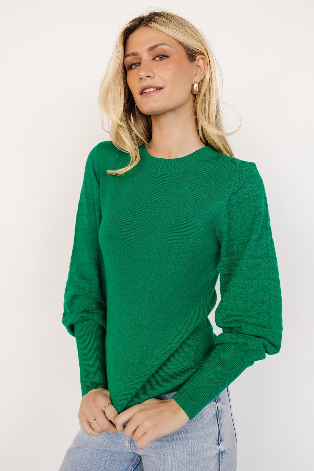 Jens Sweater Top | Green Outlet Locations For Sale