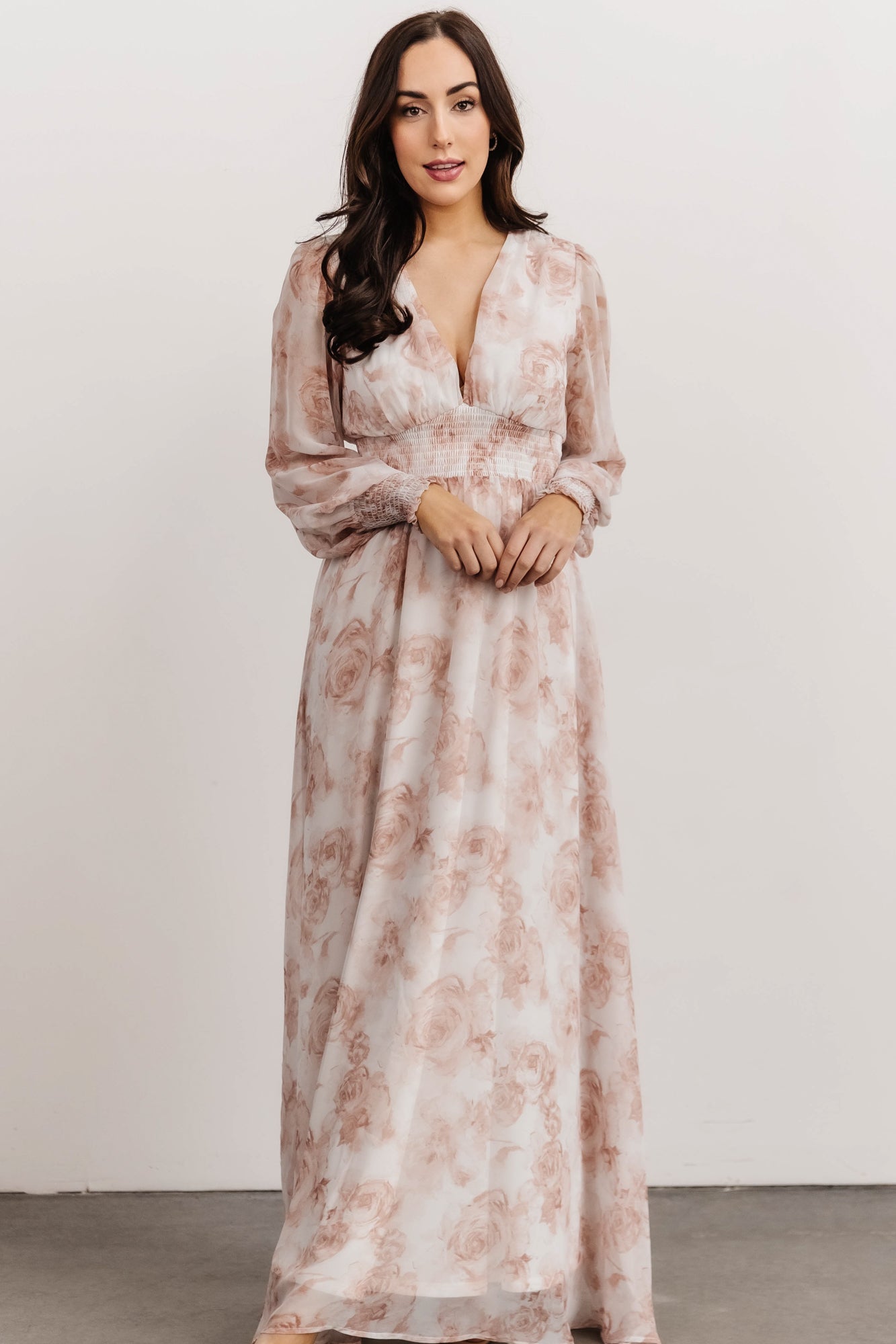 Olivia Maxi Dress | Pink Floral Discount Recommend