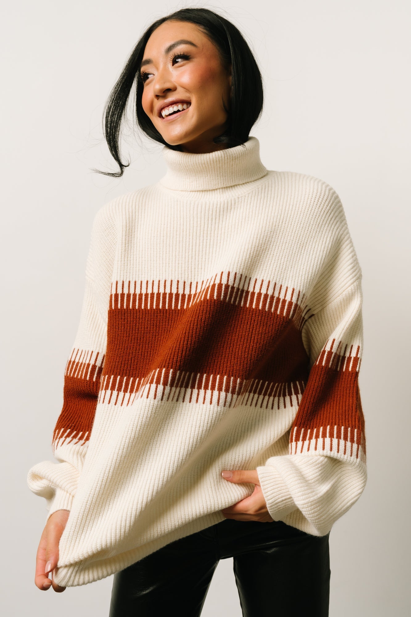 Antonov Turtle Neck Sweater | Cream + Spice Cheap Excellent