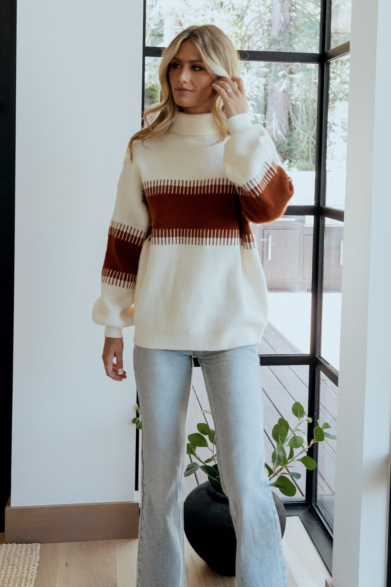 Antonov Turtle Neck Sweater | Cream + Spice Cheap Excellent