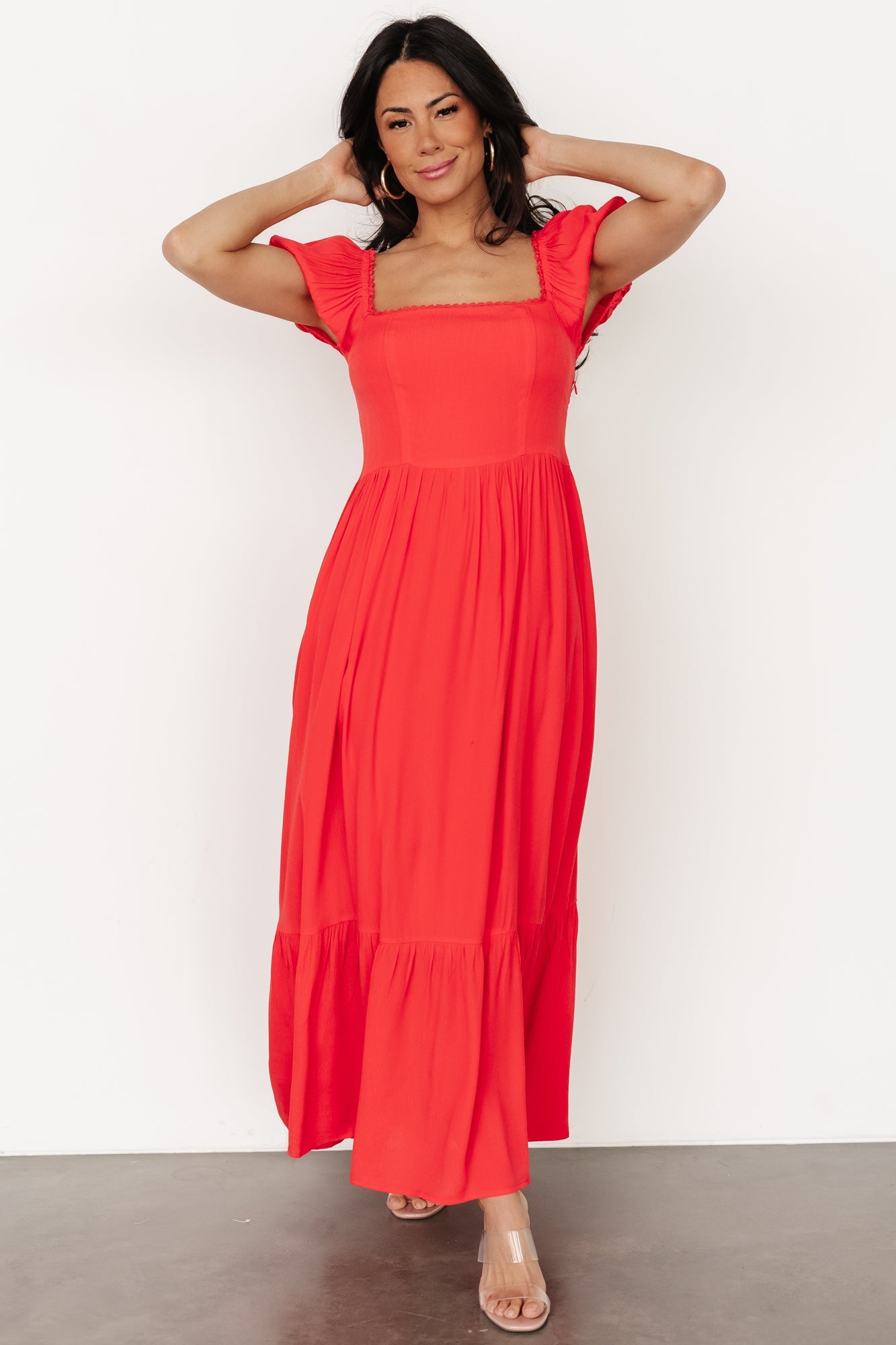 Ilona Maxi Dress | Cherry Red Outlet Sale Online