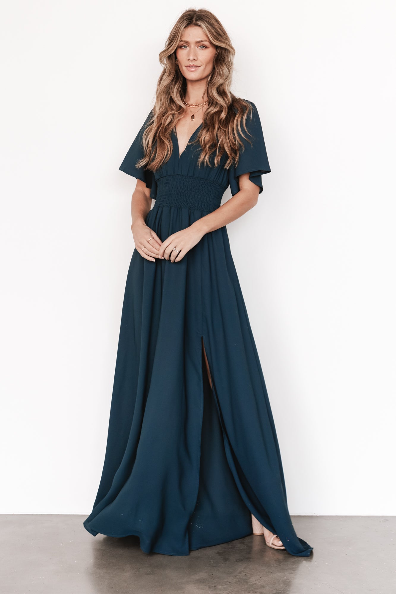 Verona Smocked Maxi Dress | Topaz Discount Wiki