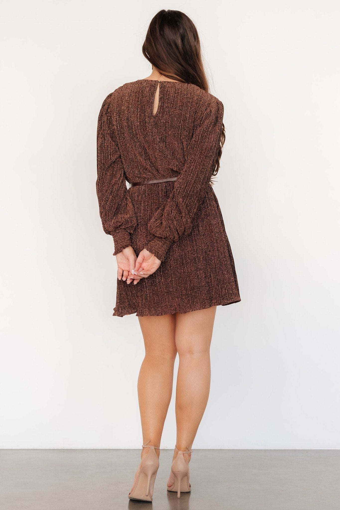 Tiandra Short Dress | Bronze Shimmer Best Sale Online