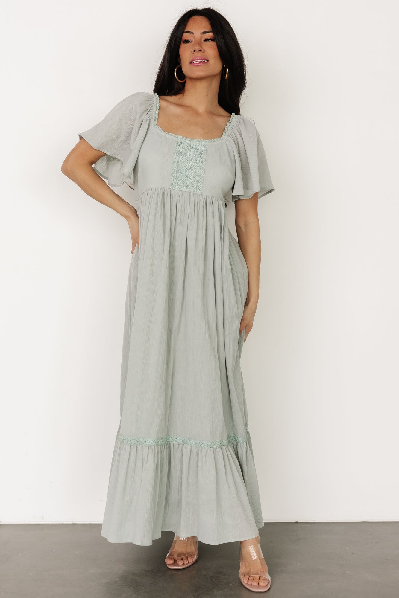 Maeve Maxi Dress | Dusty Sage Cheap Pice Store