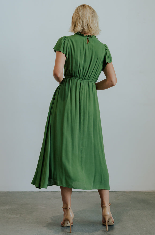 Prestyn Midi Dress | Green Manchester For Sale