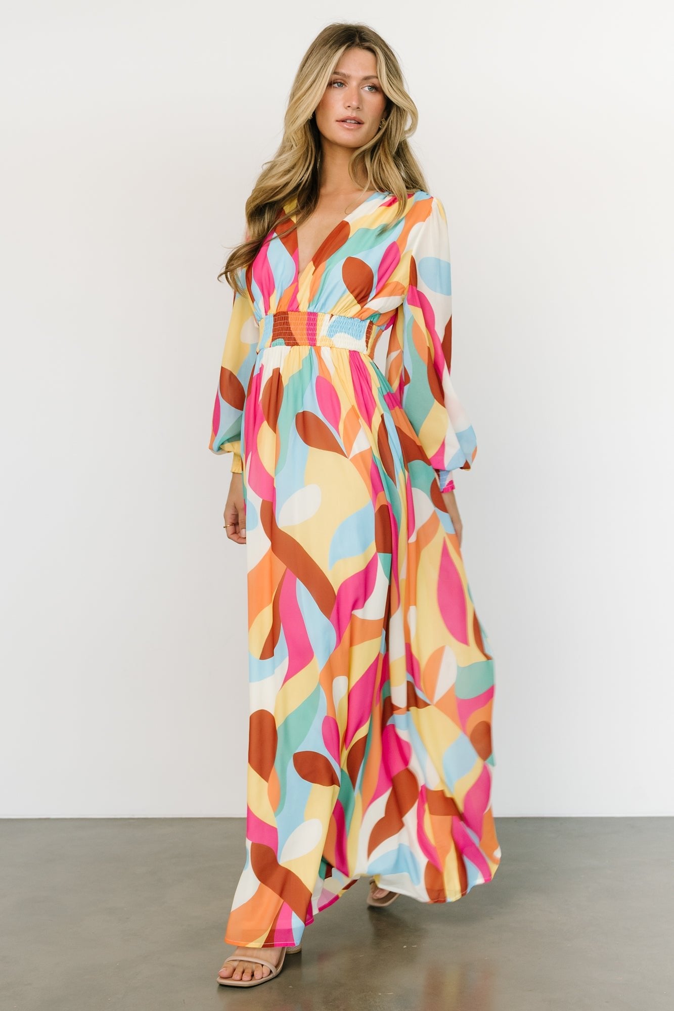 Lawson Maxi Dress | Multi Print Sale Visa Payment