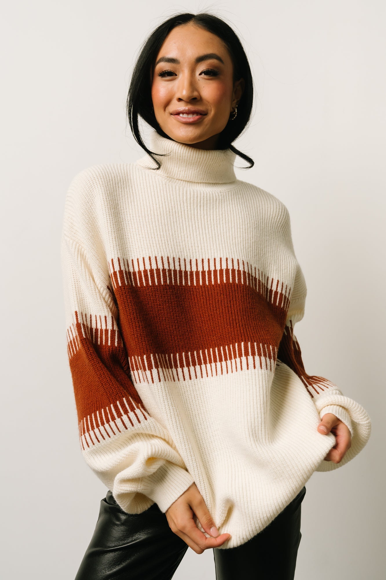 Antonov Turtle Neck Sweater | Cream + Spice Cheap Excellent