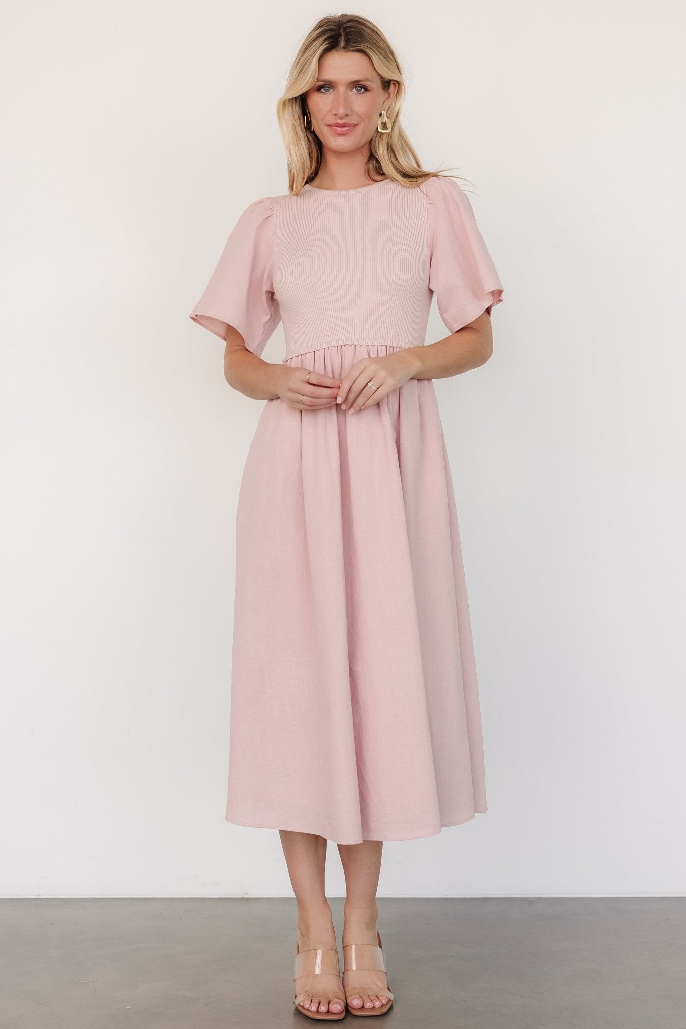 Cici Sweater Dress | Dusty Rose Discount Collections