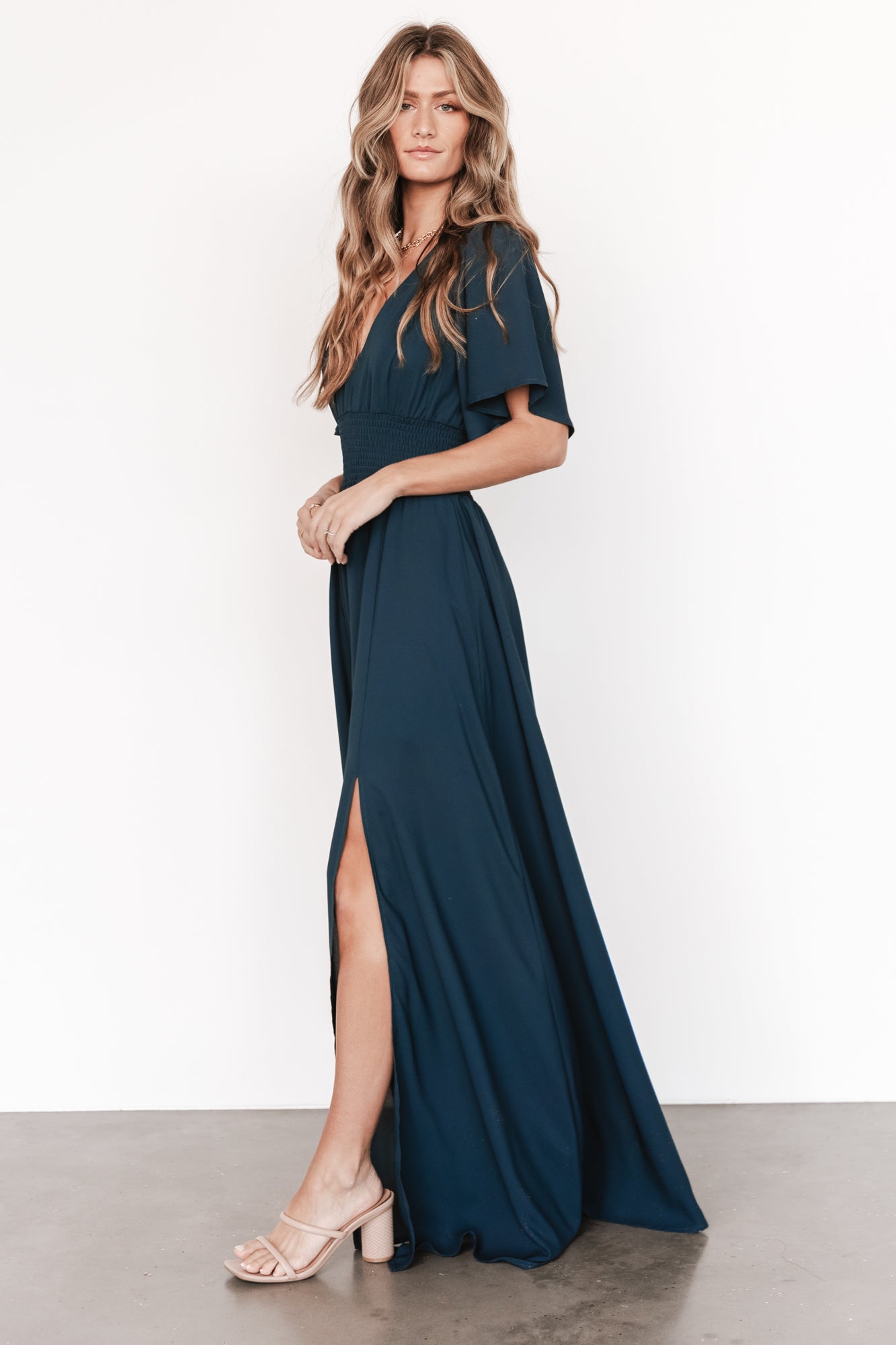 Verona Smocked Maxi Dress | Topaz Discount Wiki