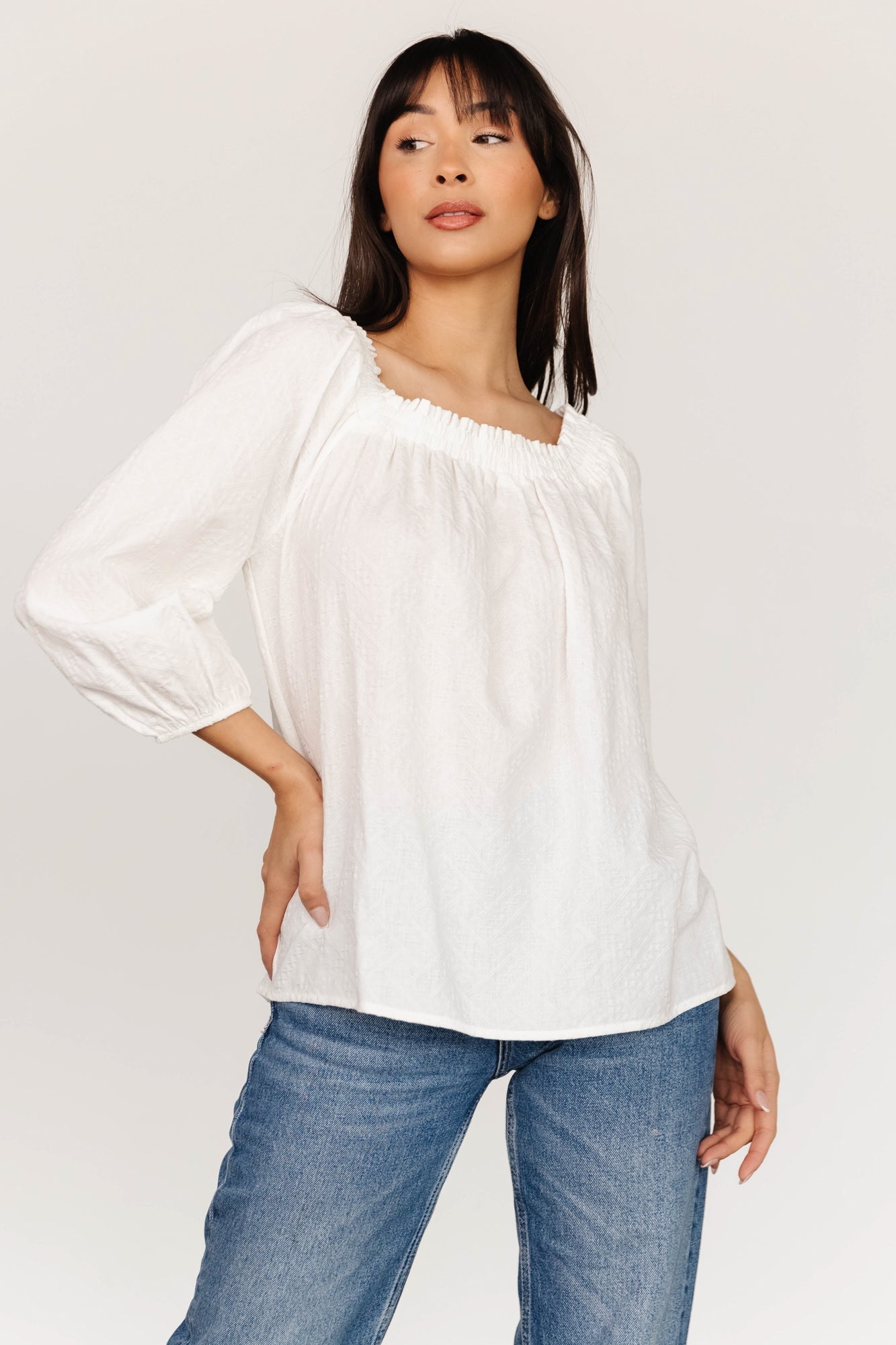 Aya Woven Top | Off White Looking For Cheap Pice