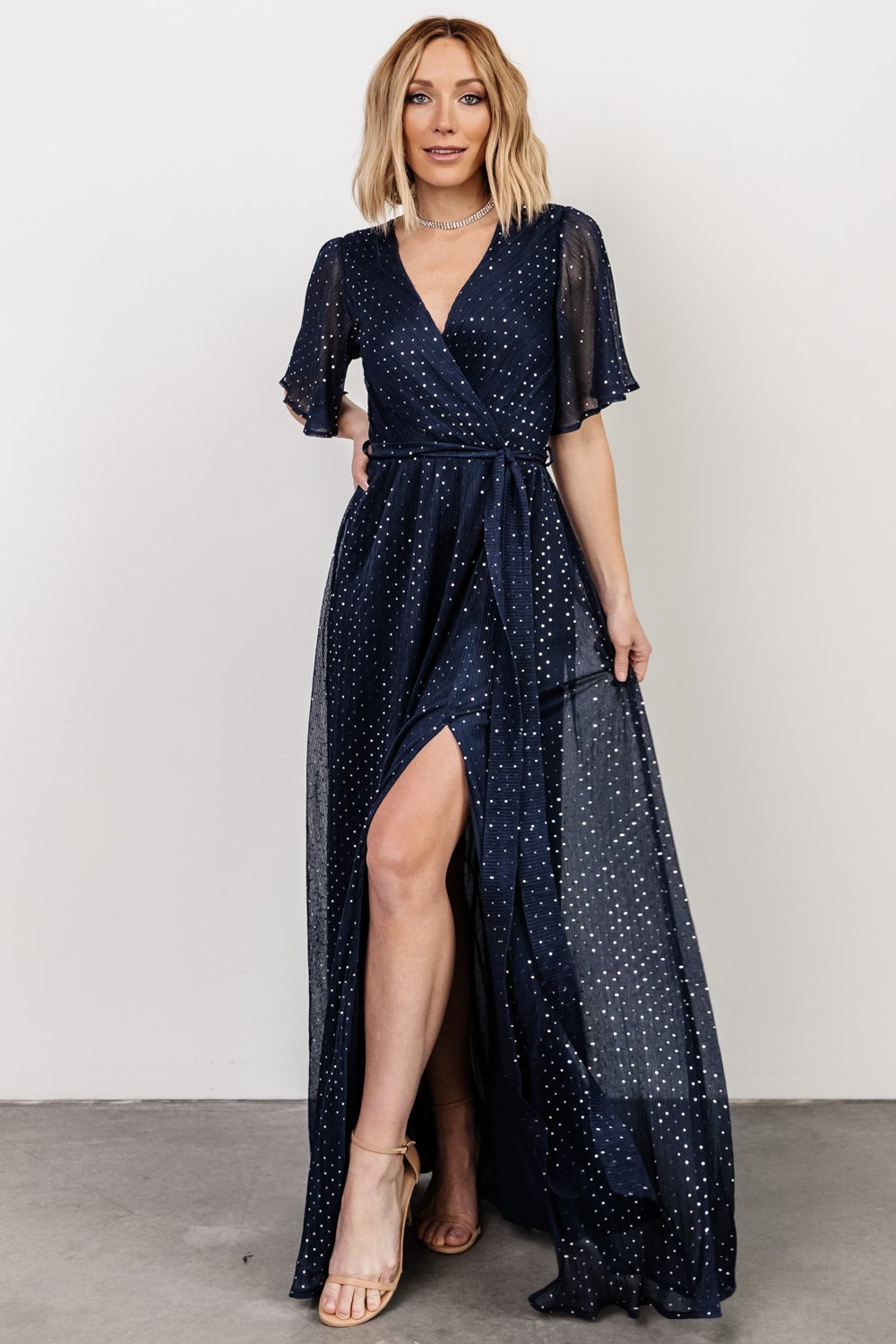 Grace Sparkle Gown | Navy Limited Edition Online