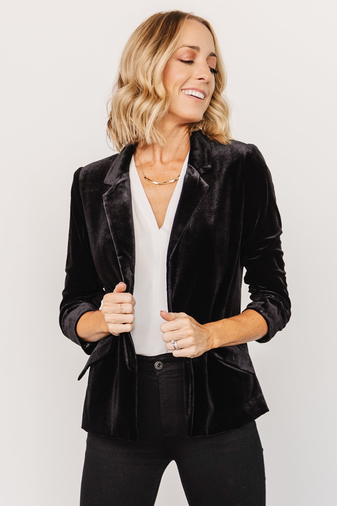 Brinton Velvet Blazer | Black Cheap Exclusive