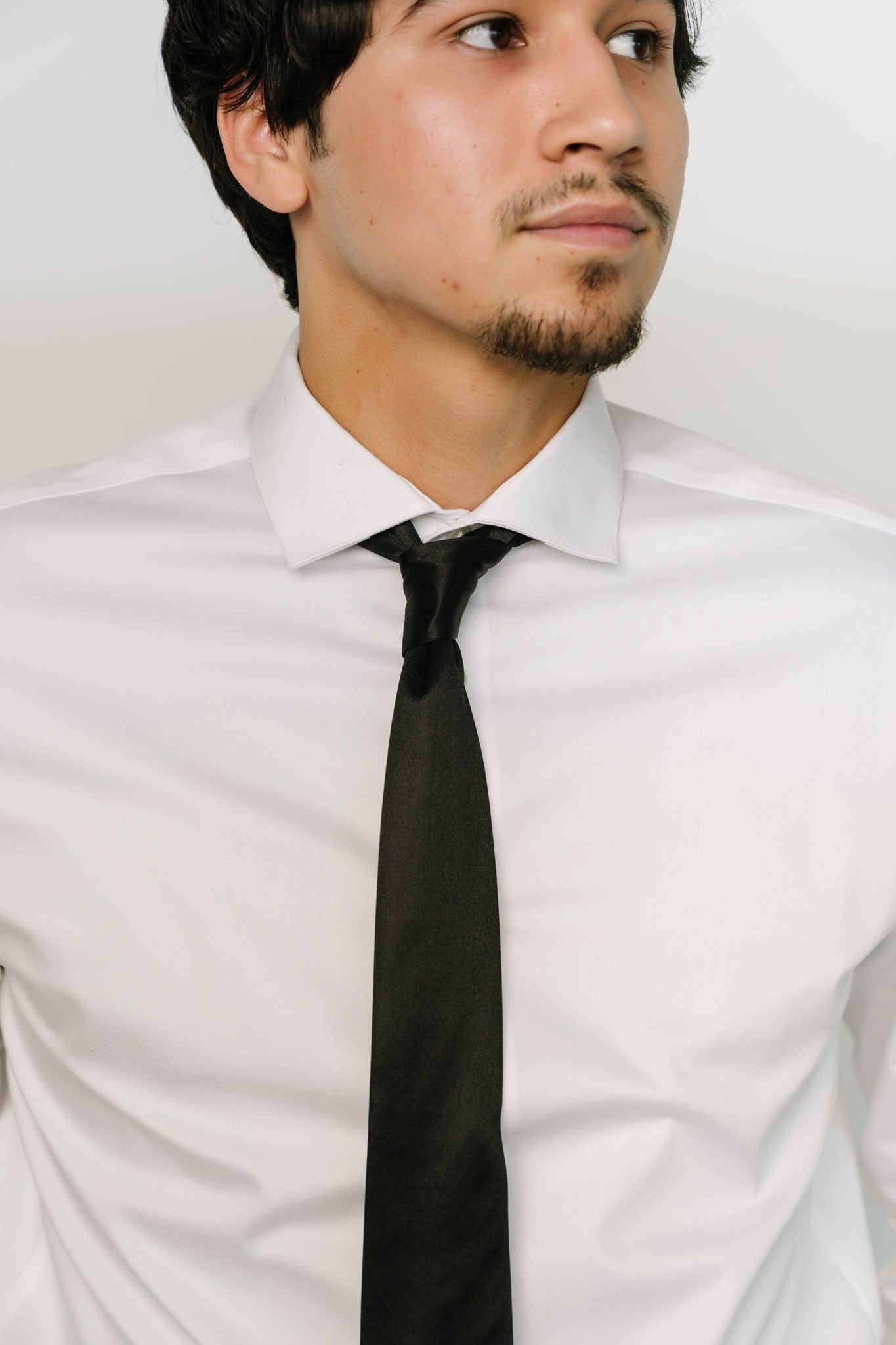 Classic Satin Tie | Black Free Shipping Cheap Pice