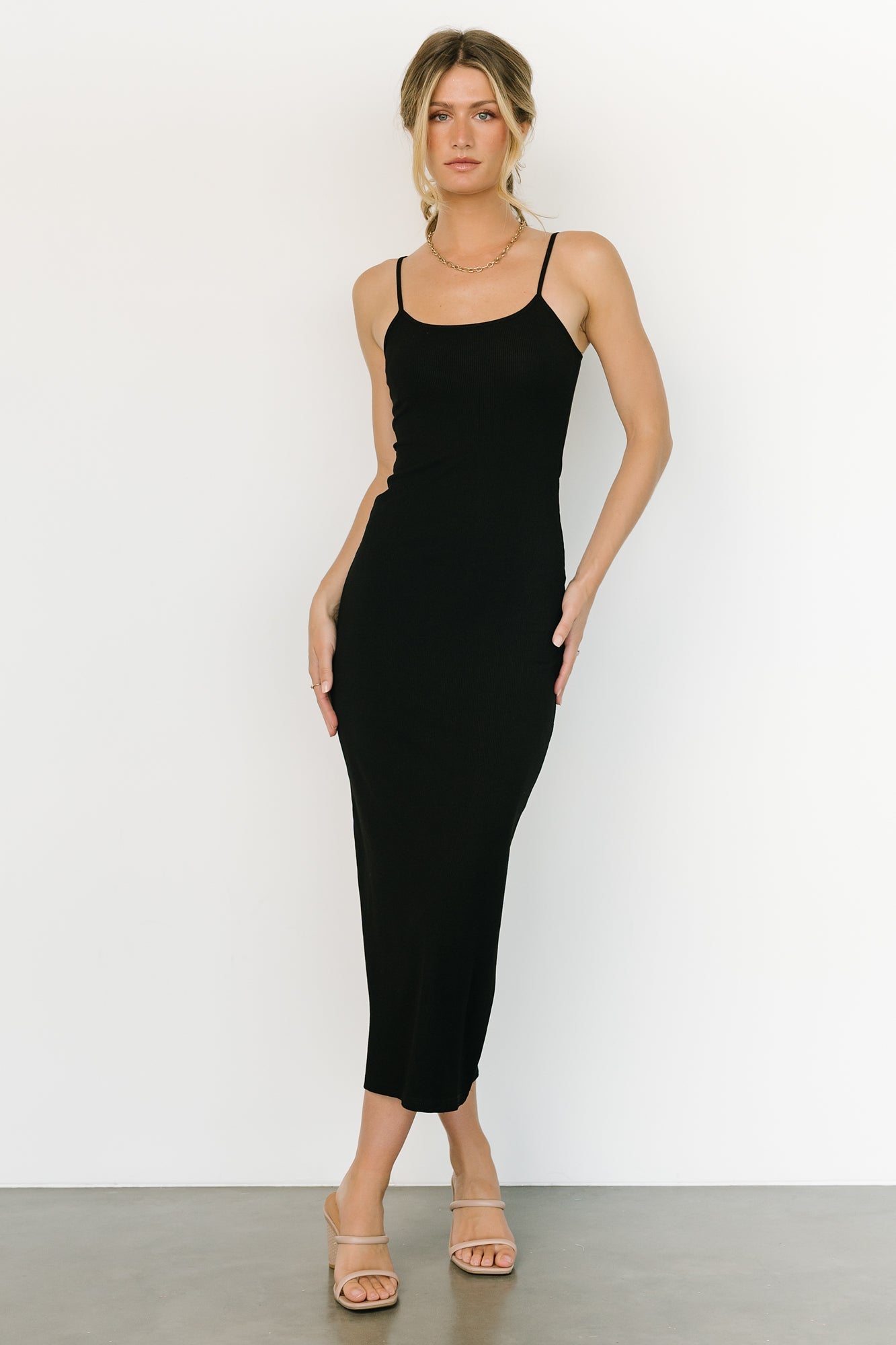 Ramsey Bodycon Tank Dress | Black Clearance Big Discount