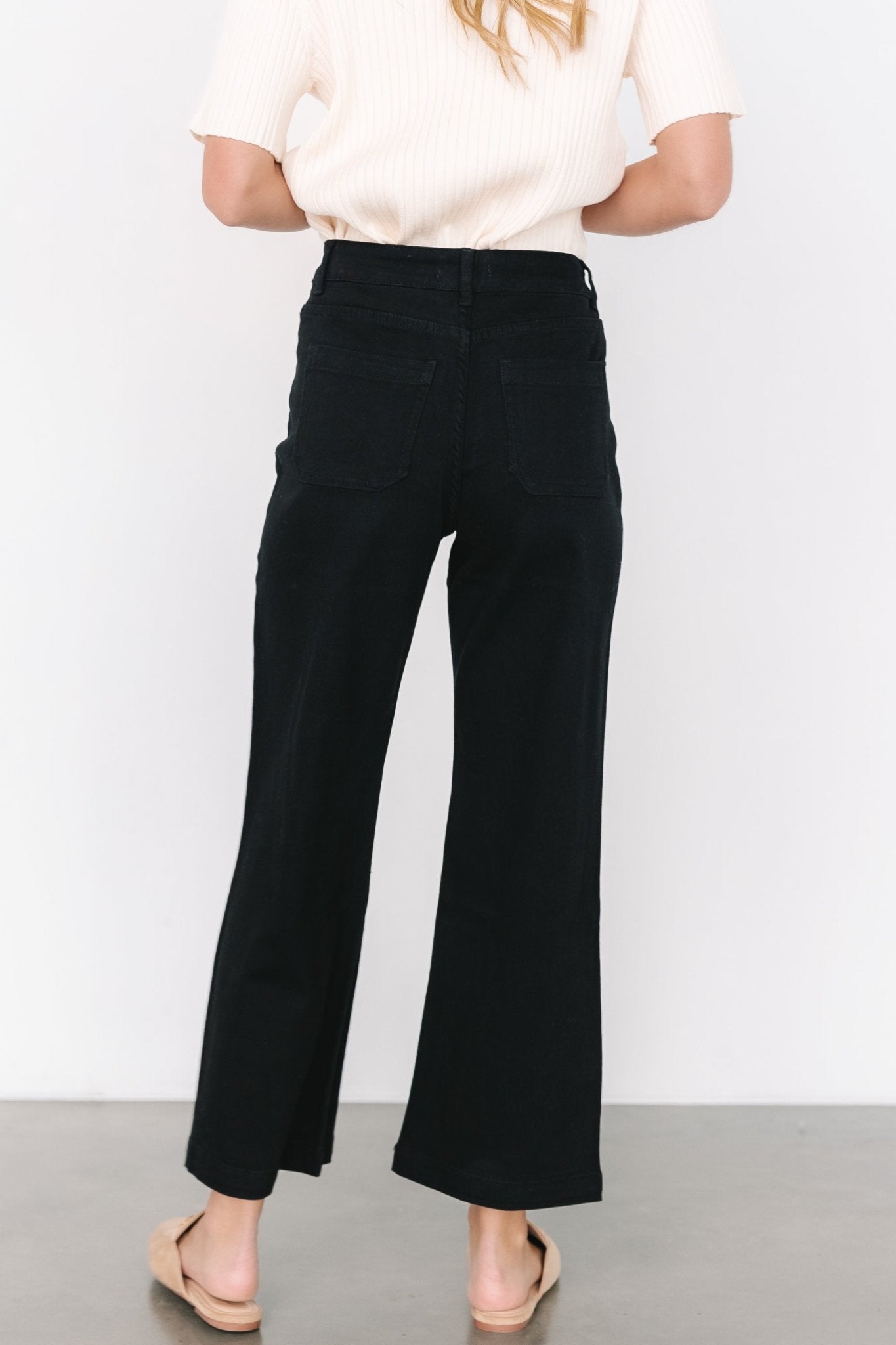 Polli Patch Pocket Pants | Black Outlet Clearance Store