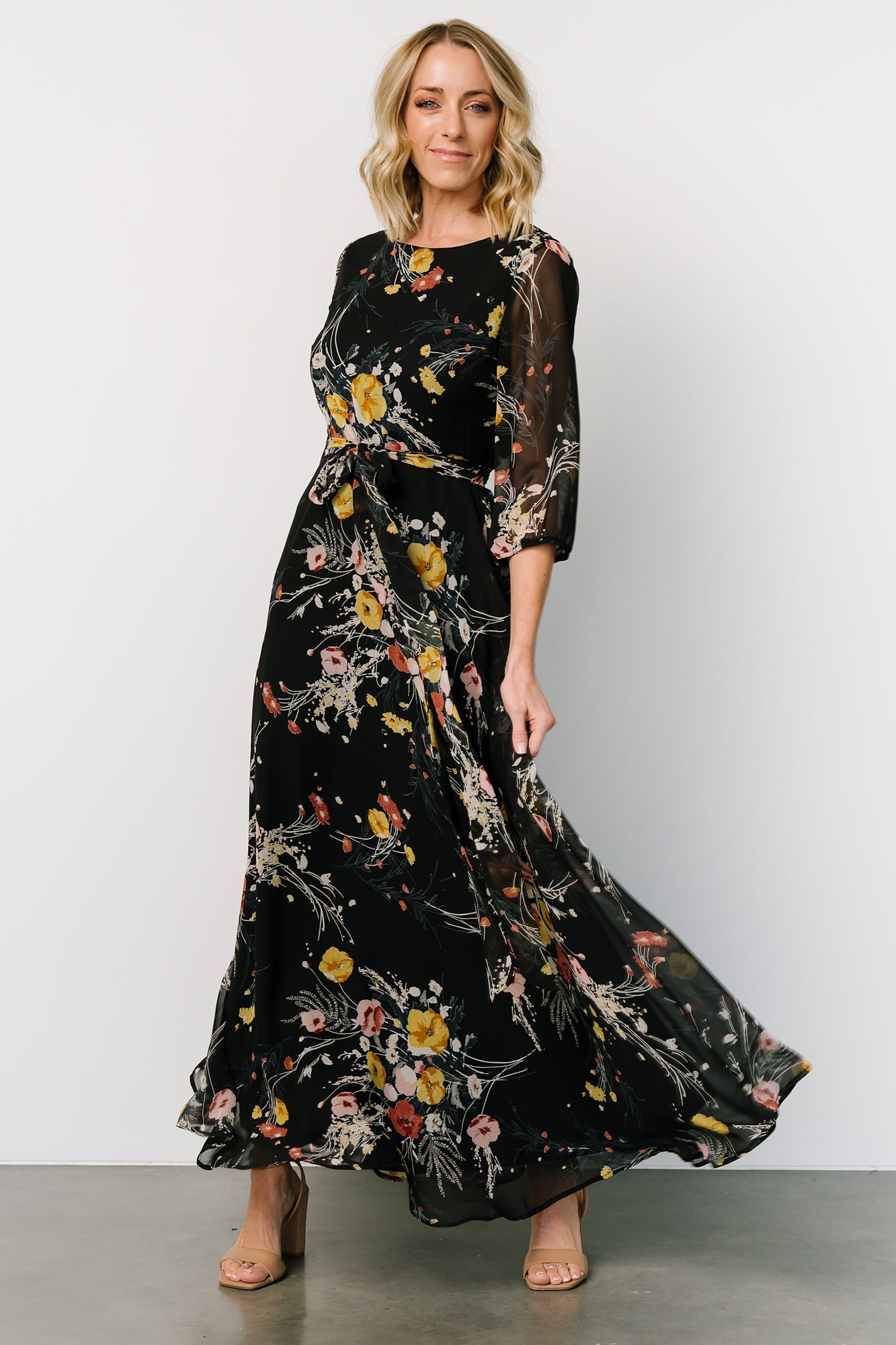 Rebecca Maxi Dress | Botanical Floral Very Cheap