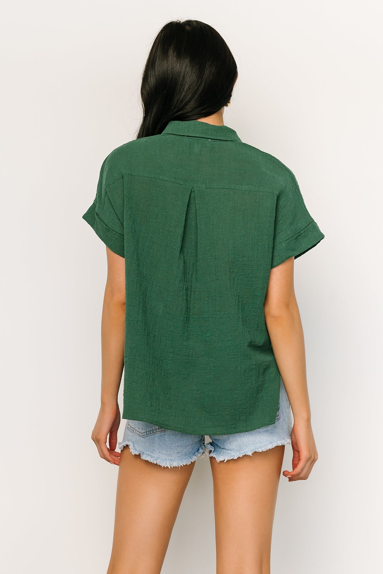 Hammond Short Sleeve Top | Dark Green Buy Cheap Many Kinds Of