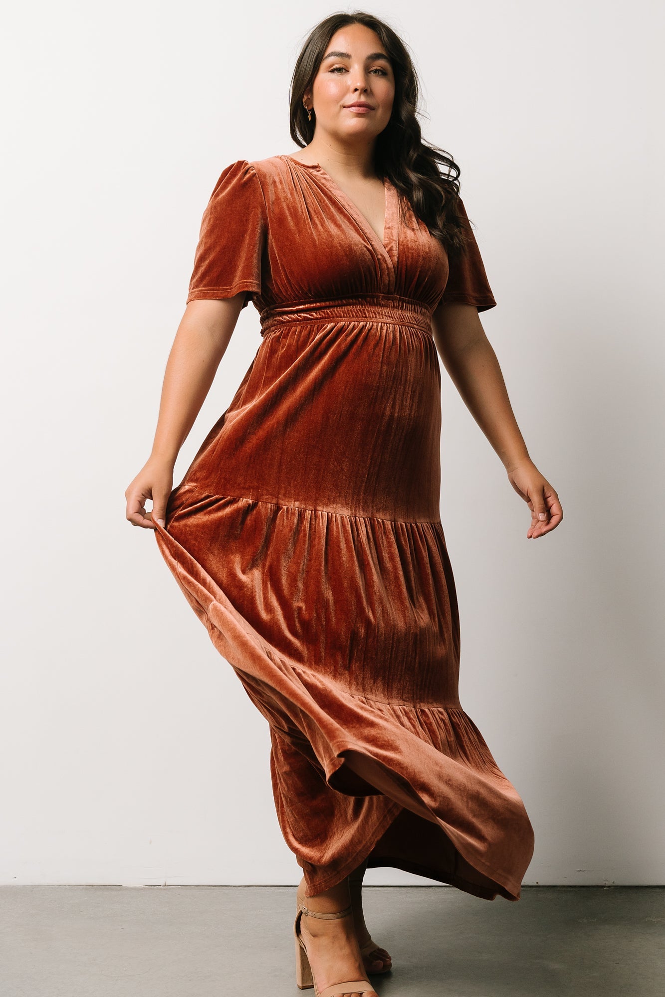 Artemis Velvet Maxi Dress | Dark Spice Sale Huge Surprise