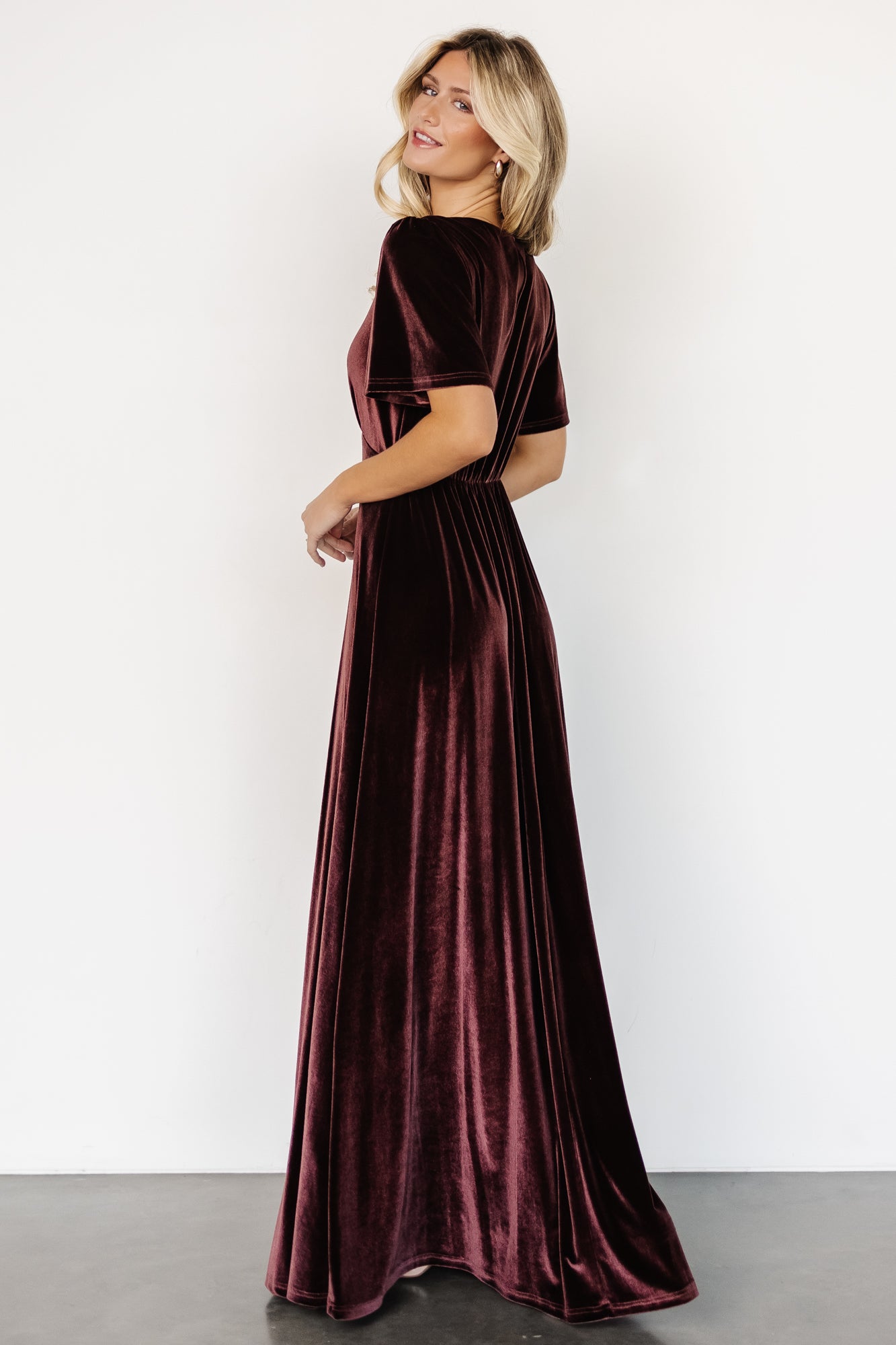 Vivian Velvet Maxi Dress | Clove Authentic For Sale