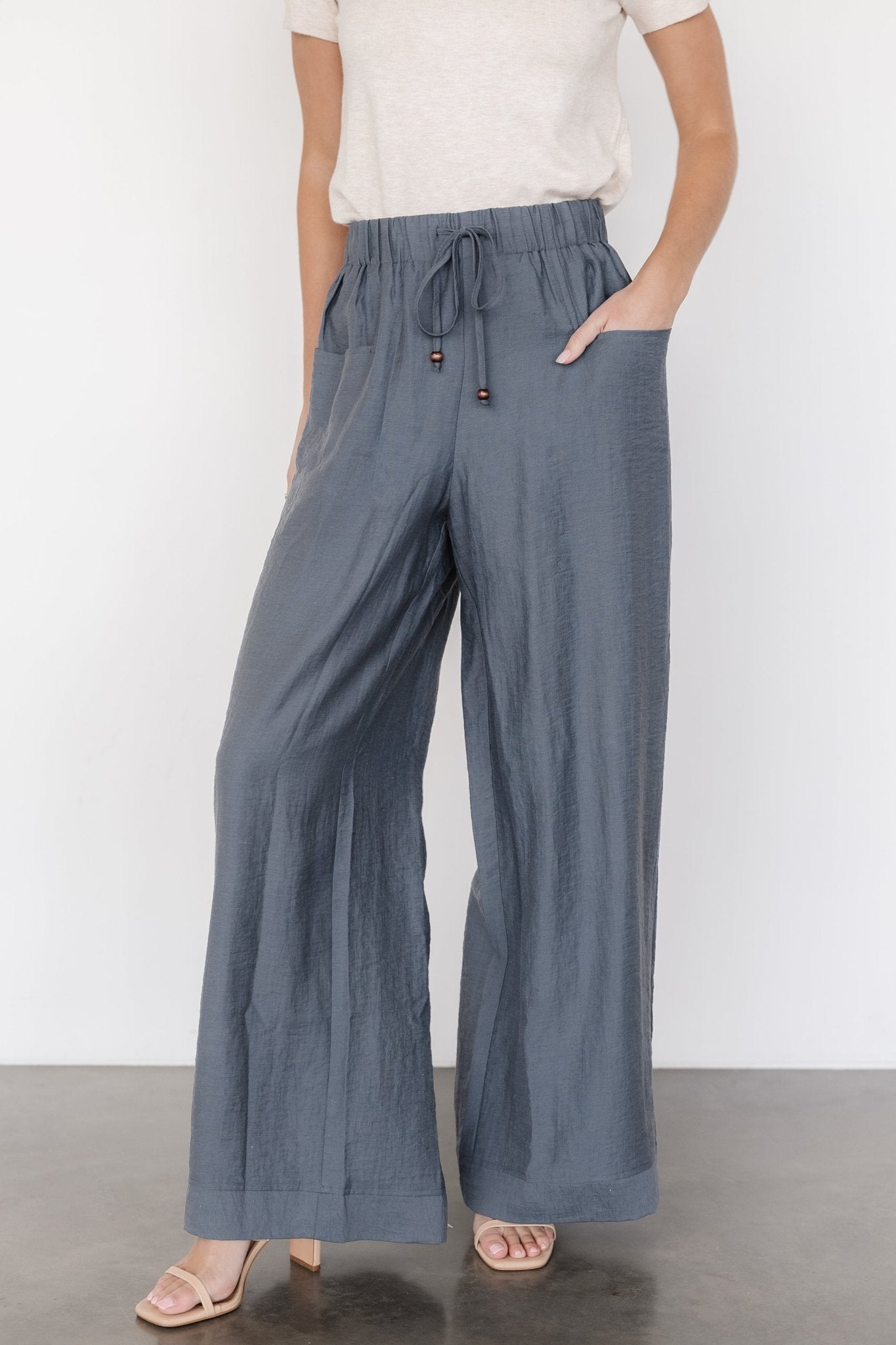 Leza Pants | Slate Blue Countdown Package Online