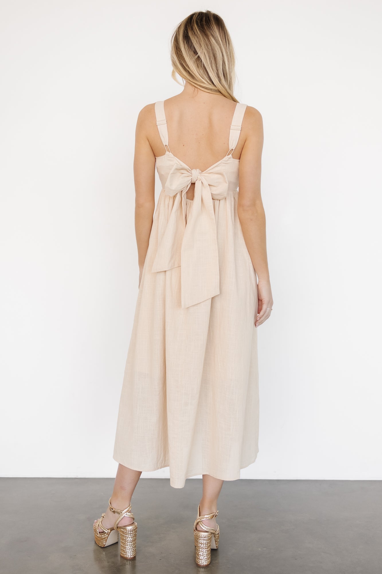 Mia Tie Back Dress | Natural Looking For