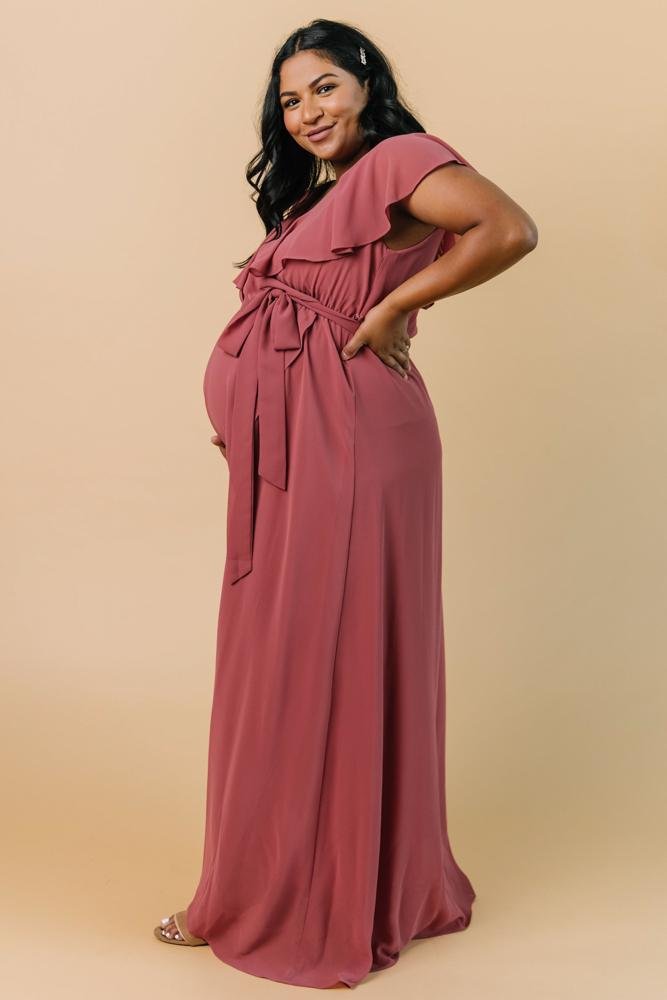 Katya Ruffle Maxi Dress | Rosewood Sale In China