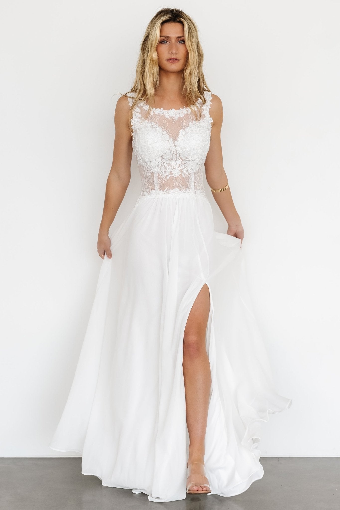 Konstantina Gown | White In China Cheap Online