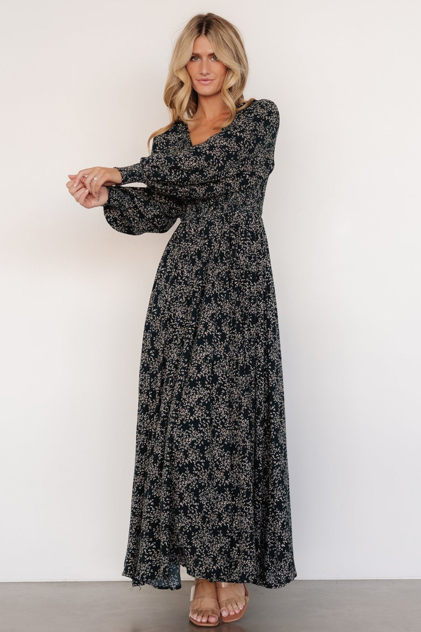 Anya Maxi Dress | Hunter Green Print Cheap With Mastercard