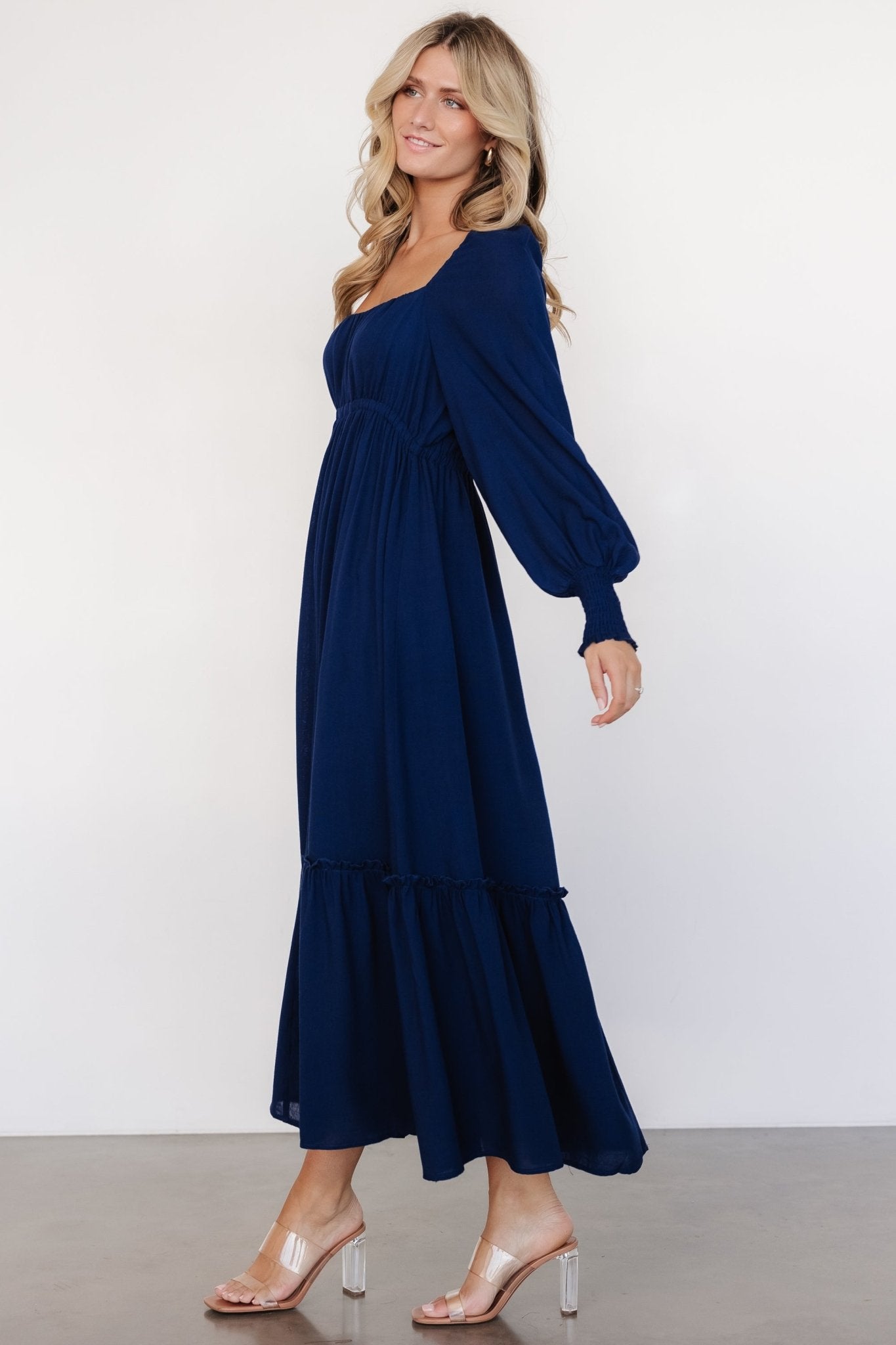 Vienna Long Sleeve Dress | Navy Supply