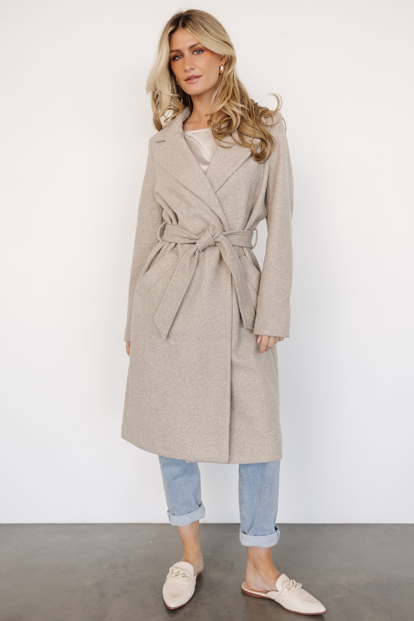 Valdez Long Coat | Stone Sale With Credit Card