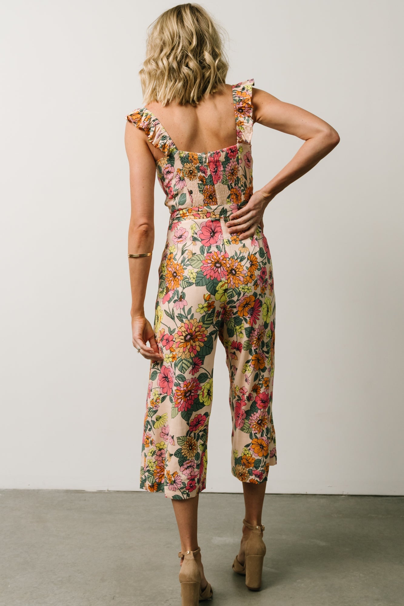 Gemma Jumpsuit | Multi Floral Cheap Pictures